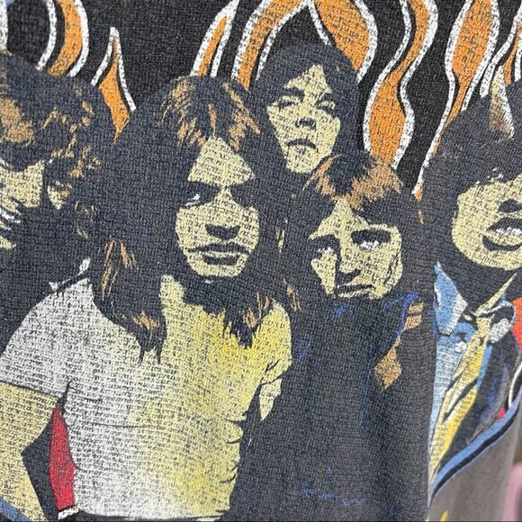 AC/DC BAND TEE T-SHIRT GREY Highway to Hell Long Beach Arena Sept 10 8PM 1979 - Picture 8 of 10